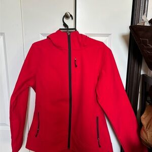 Spyder Women's Red Ski Jacket with Black Accents